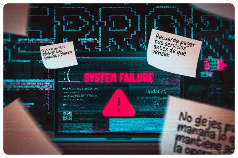 downtime encabezado