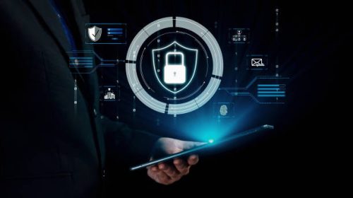 Business person explore the core of cyber security. Delve into cyber protection methods, threats, and bolster cyber security stance. Essential for navigating the cyber security age UUID